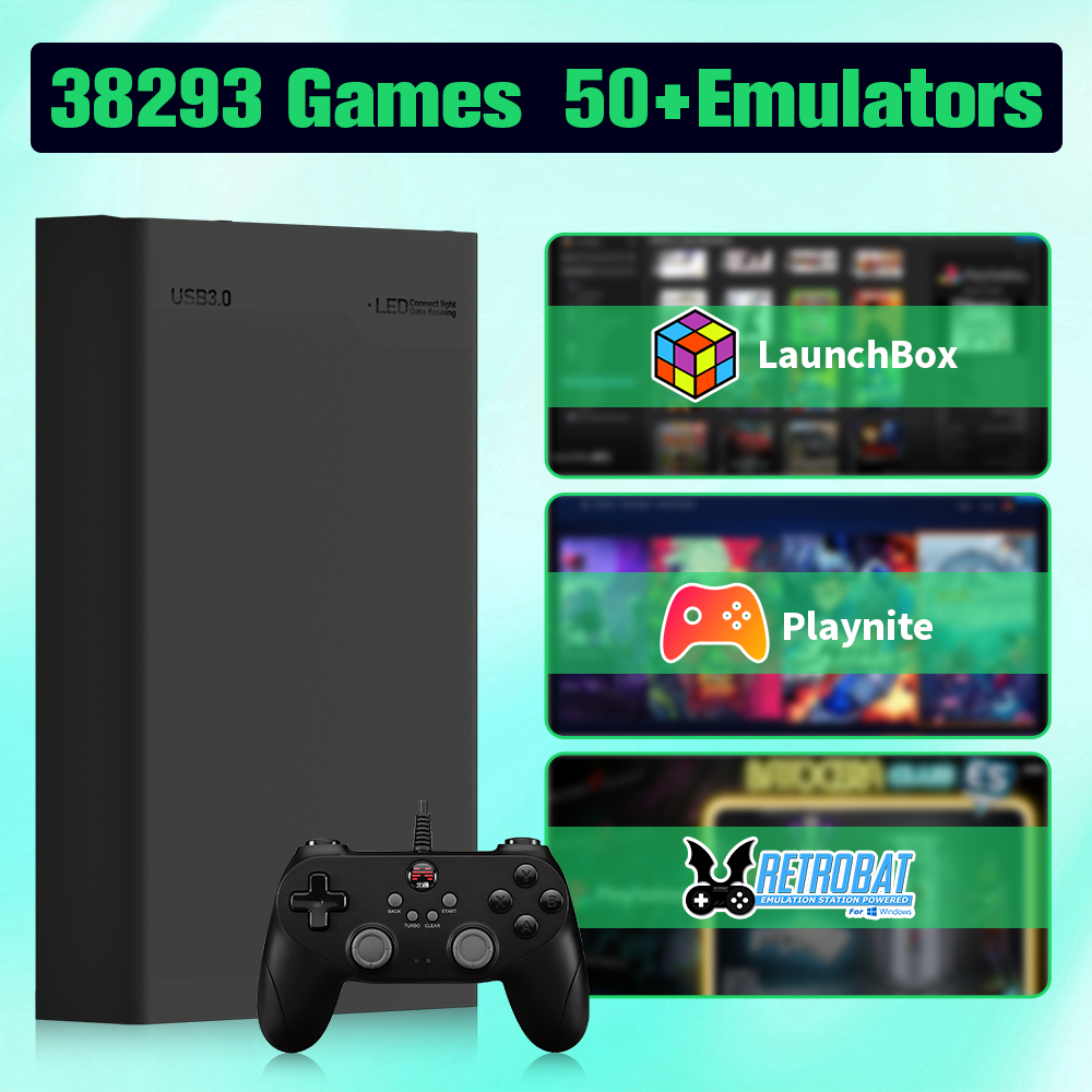 Retro Gaming Xbox - Disque dur de jeu rétro Hyper