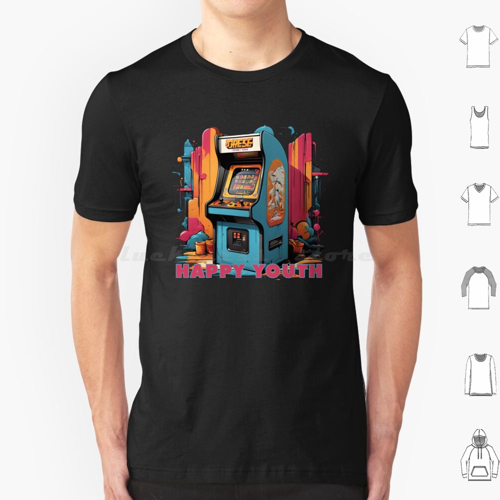 Retro Gaming Video - Joyeux jeunesse-arcade t-shirt hommes femmes enfants