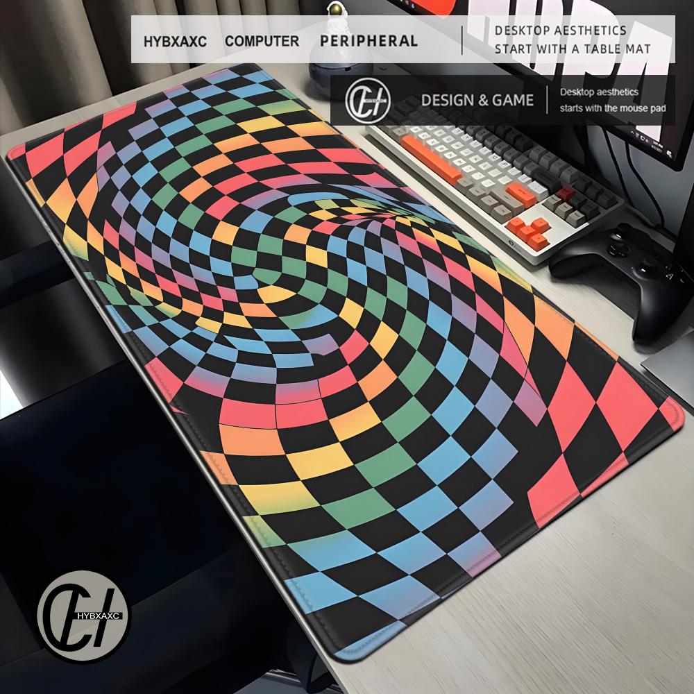 Retro Gaming Xl - Tapis de bureau XL à carreaux