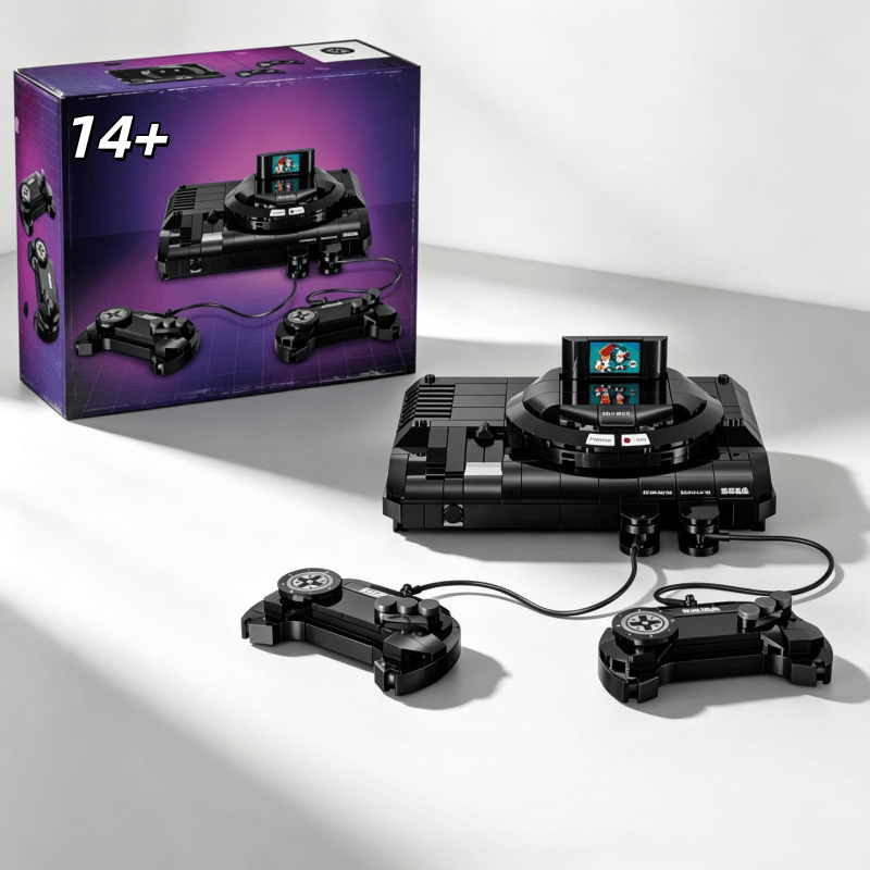 Retro Gaming Lego - Console de Jeu Rétro Modèle Briques