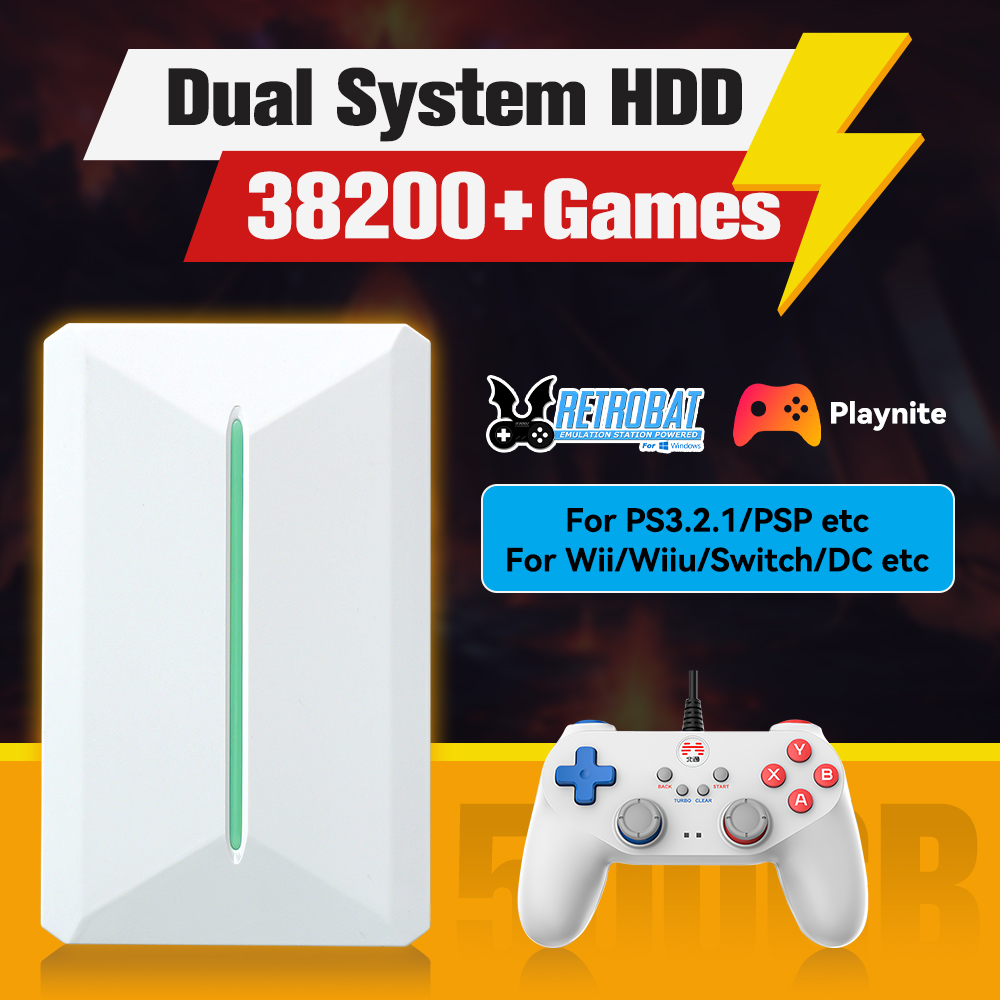 Retro Gaming Devices - Retrobat & Playnite System HDD Console