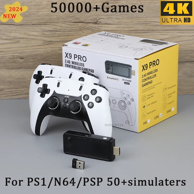 Retro Gaming Devices - Nouveau X9 Pro rétro 4K 3D