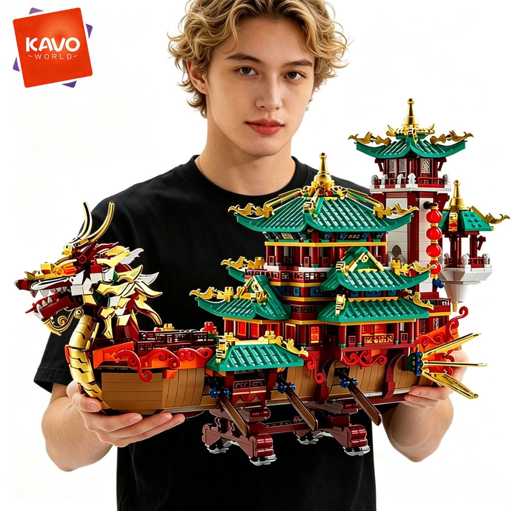 Retro Gaming Lego - KAVOWORLD 2453 pièces Blocs de construction