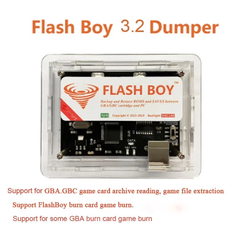 Rom Cartridge Flash - Flash Boy 3.2 Cyclone Dumper pour
