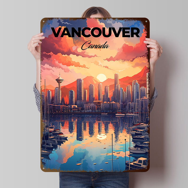 Retro Gaming Vancouver - Affiche de voyage de Vancouver, impression