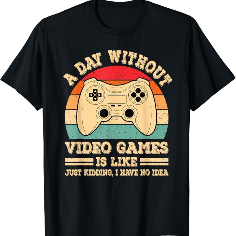 Retro Gaming Video - Une journée sans jeux vidéo, t-shirt