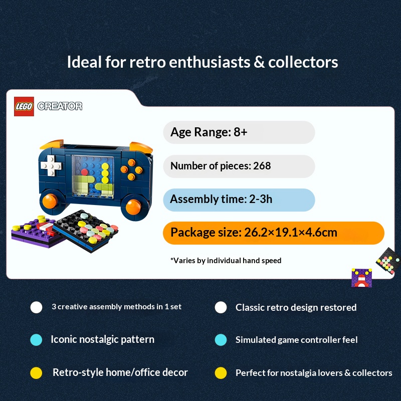 LEGO Creator 3-en-1 Blocs de C - Retro Gaming Lego avis et prix