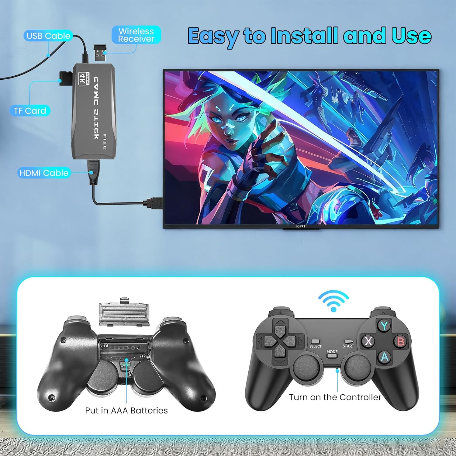 Console de jeu M8 avec plus de - Retro Gaming With Projector avis et prix