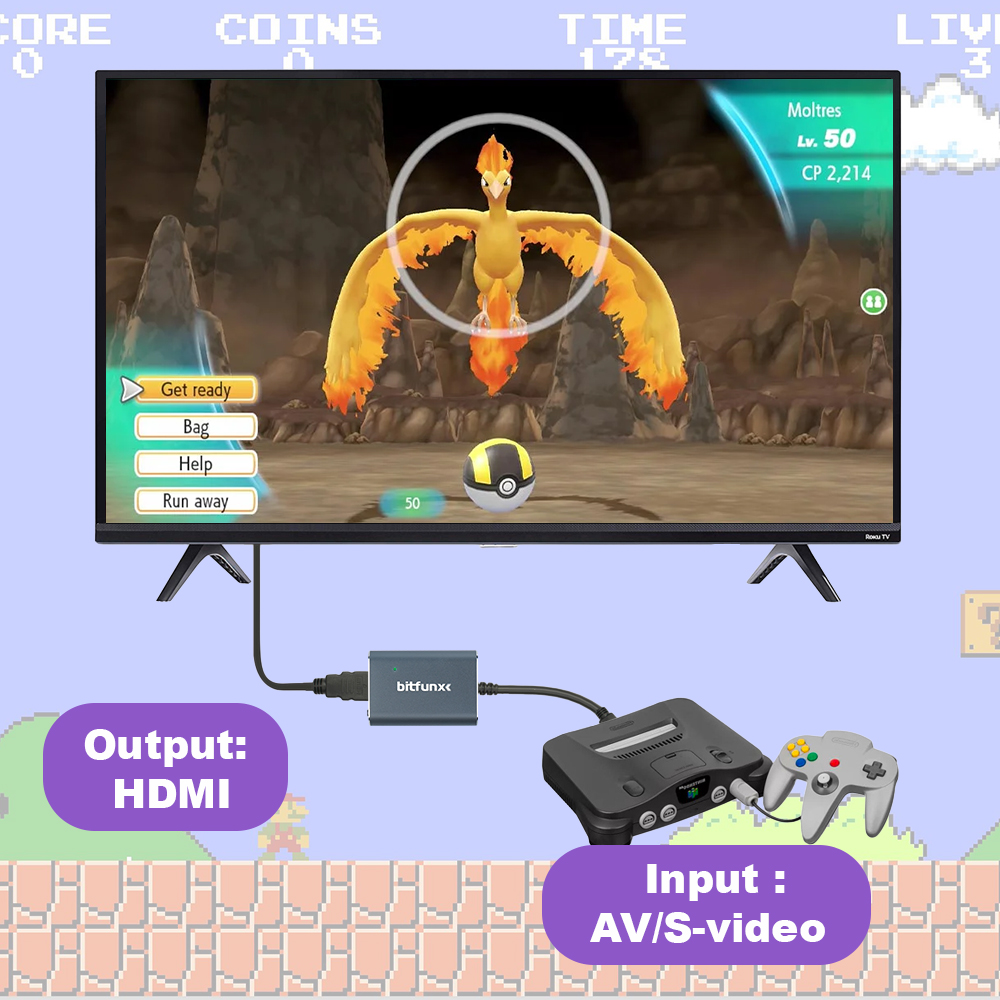 Bitfunx – adaptateur vidéo 720 - Retro Gaming Video avis et prix