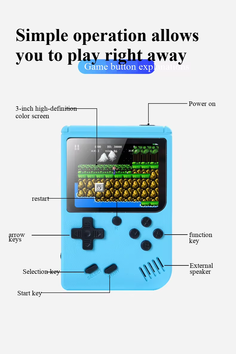 Console de jeux portable rétro - Retro Gaming Devices avis et prix