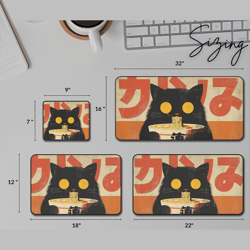 Tapis de souris Kawaii Chat No - Retro Gaming Xl avis et prix
