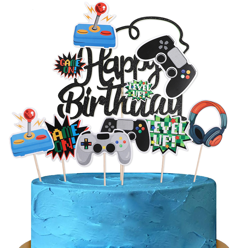 Décoration de gâteau de jeu vi - Retro Gaming Video avis et prix