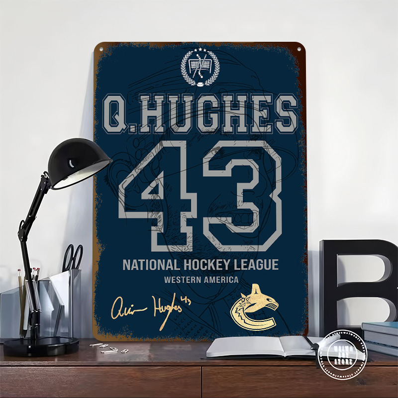 Quinn Hughes 43 Vancouver affi - Retro Gaming Vancouver avis et prix