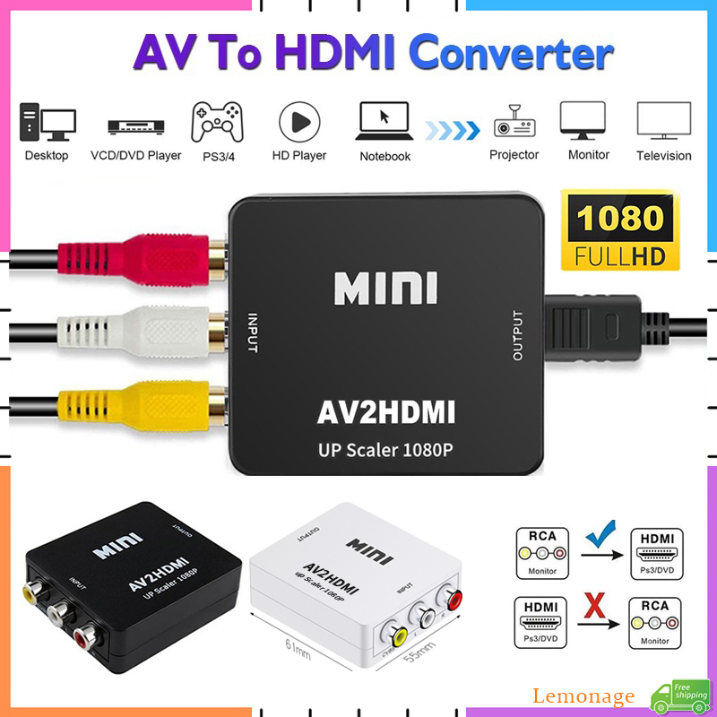 Convertisseur AV RCA vers HDMI - Retro Gaming With Projector avis et prix