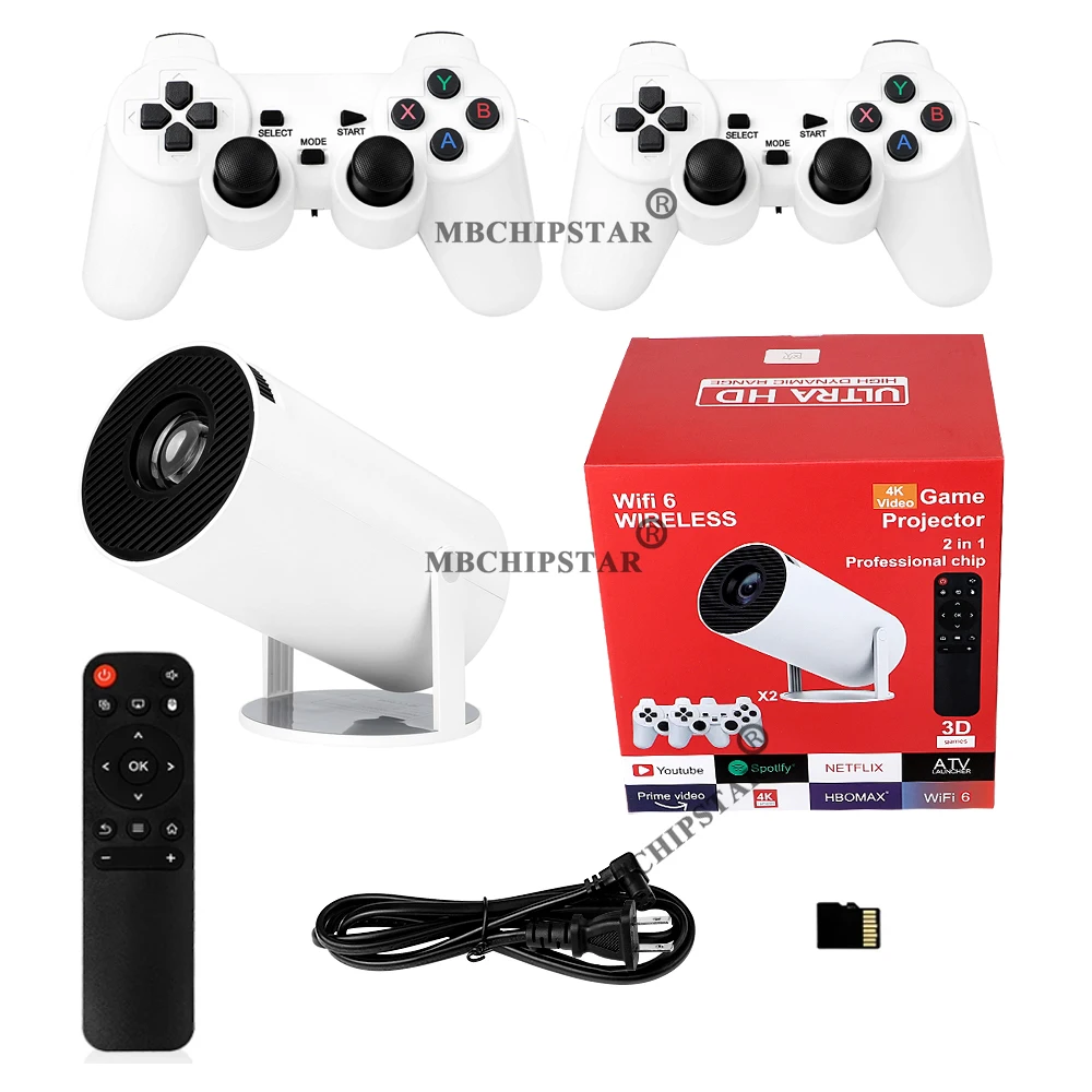Projecteur de jeu H90PRO 4K, 1 - Retro Gaming With Projector avis et prix