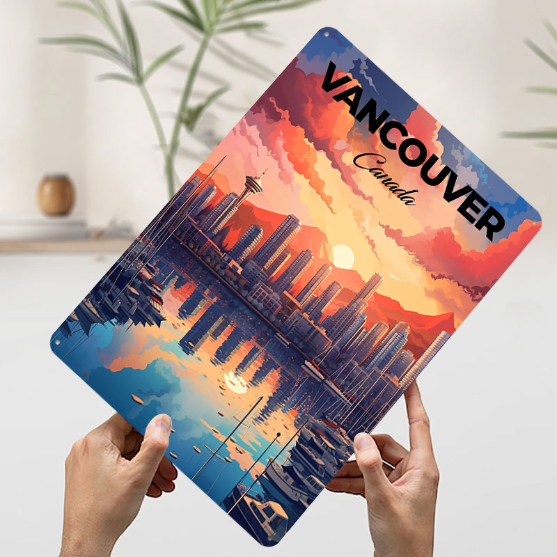 Affiche de voyage de Vancouver - Retro Gaming Vancouver avis et prix