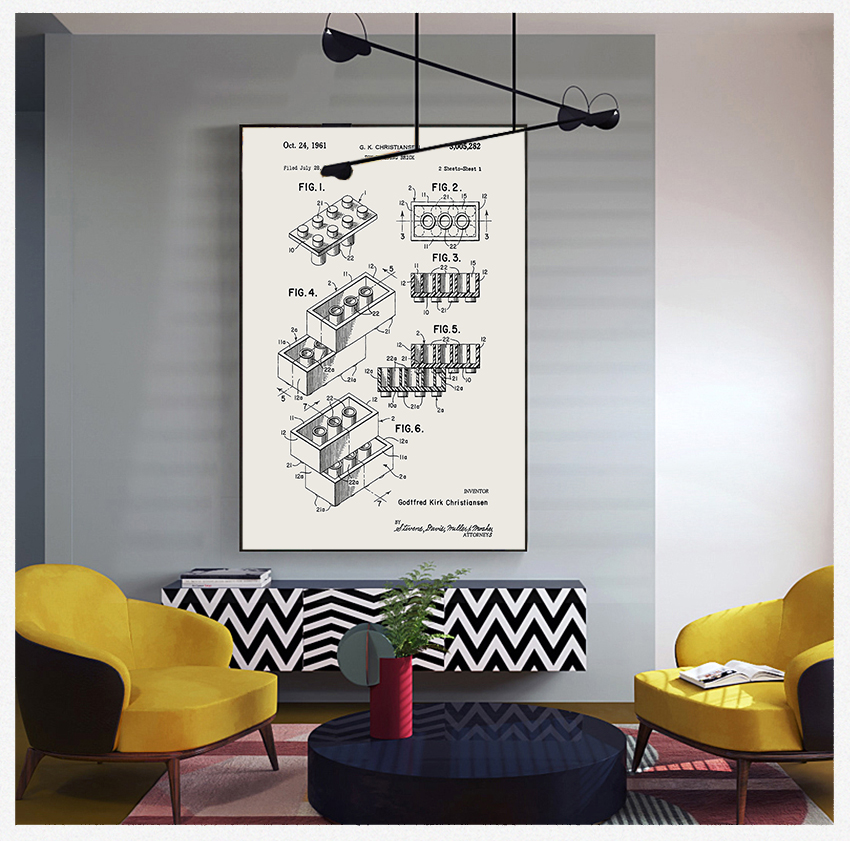 Décor de chambre d'enfants, pl - Retro Gaming Lego avis et prix